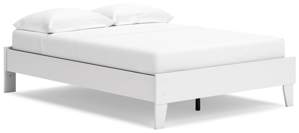 Socalle - Platform Bed White Full by Signature Design by Ashley® | Bel Furniture