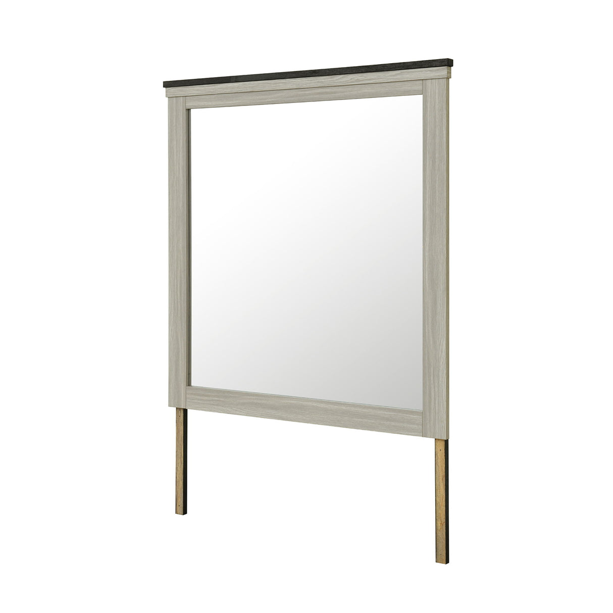 Augusta - Mirror With Sleek Frame, Large Scale Mirror For Dresser - Beige Brown