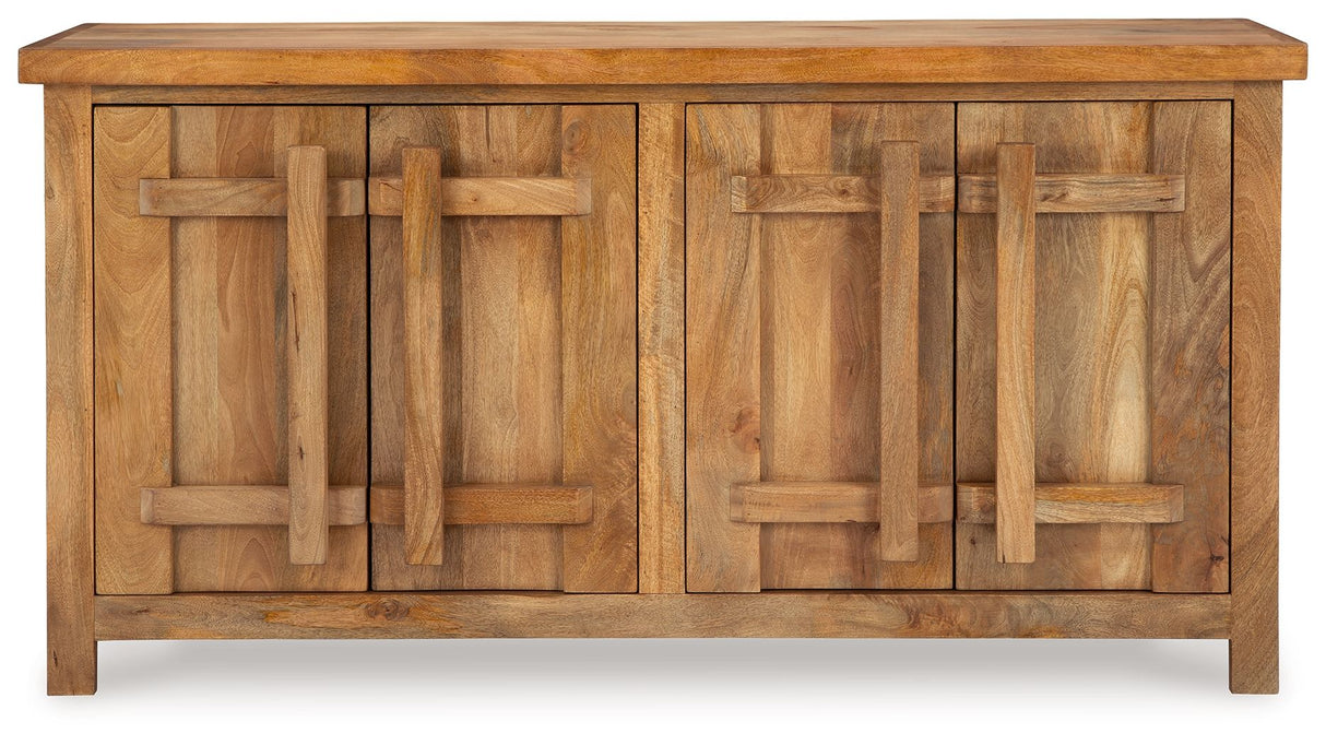 Dresor - Natural - Accent Cabinet by Signature Design by Ashley® | Bel Furniture