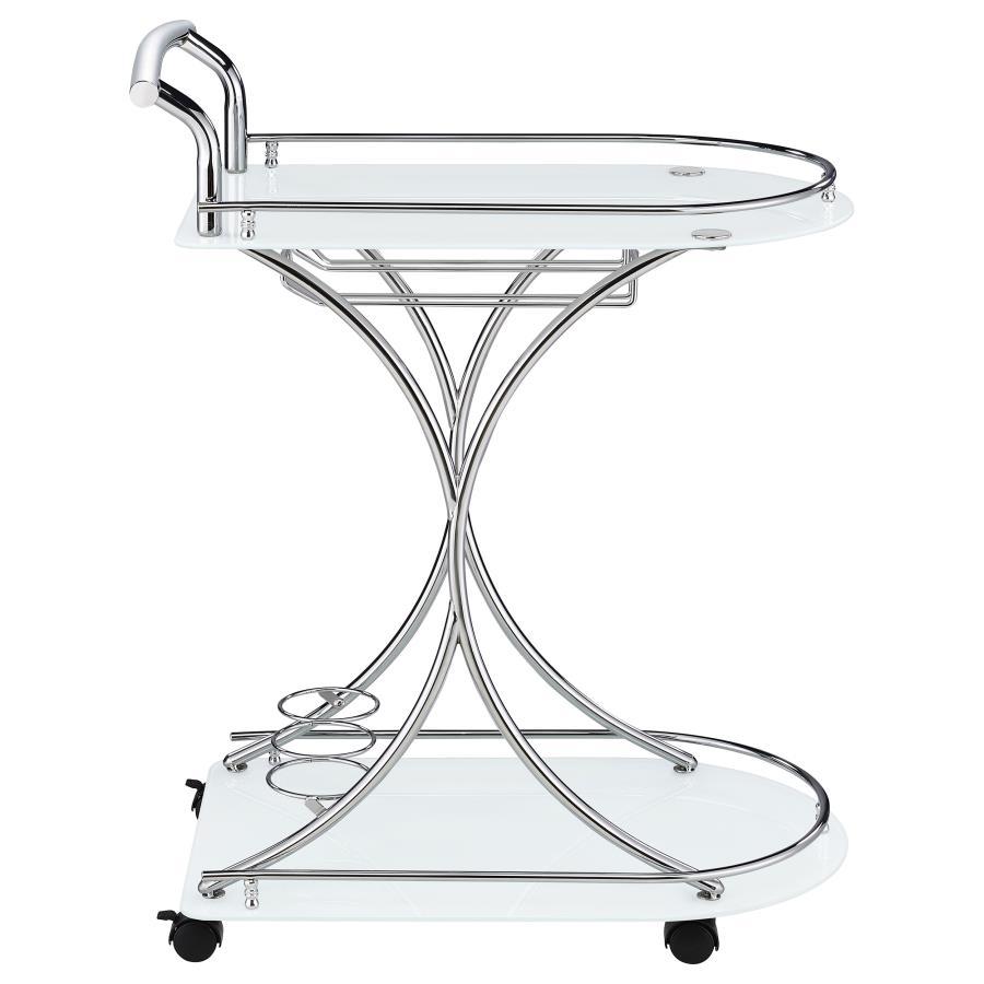 Elfman - 2-Shelve Serving Cart by CoasterEveryday | Bel Furniture