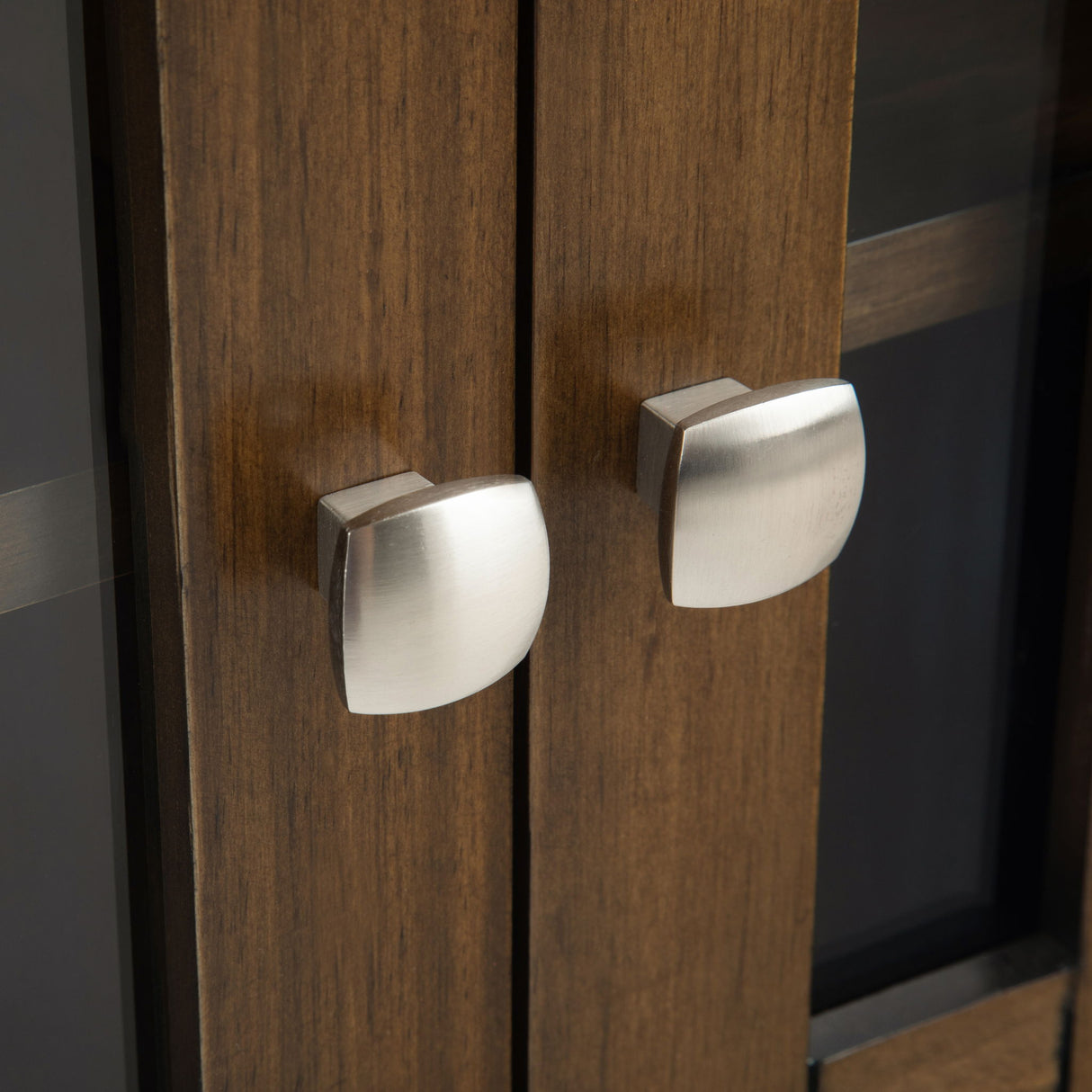 Bedford - Low Storage Media Cabinet - Rustic Natural Aged Brown by Simpli-Home | Bel Furniture