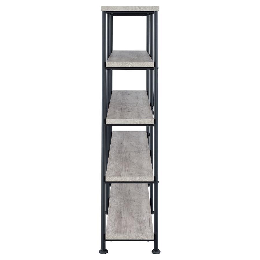 Analiese - 4-Shelf Double Bookshelf by CoasterEveryday | Bel Furniture