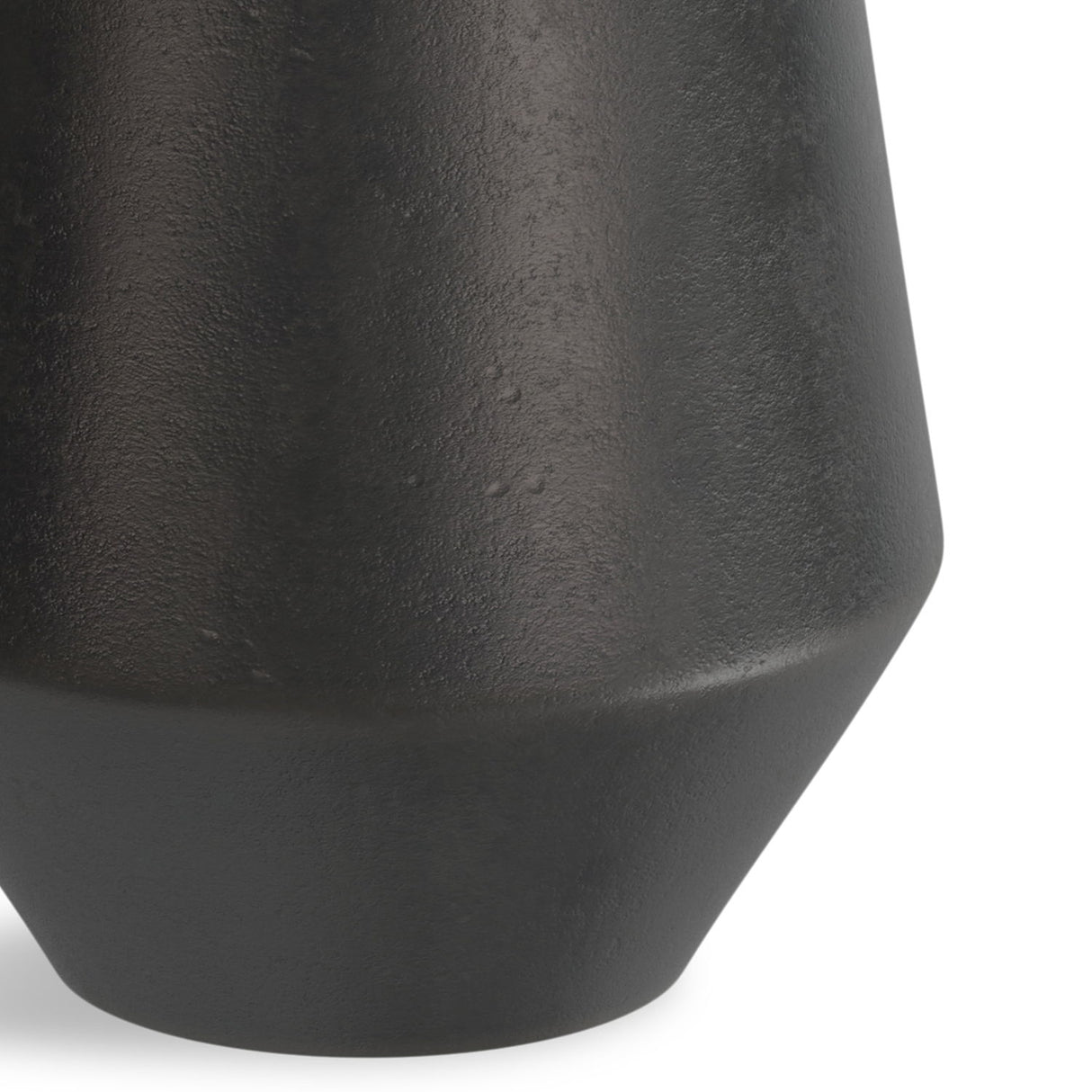 Gloria - Cast Aluminum Side Table - Black by Simpli-Home | Bel Furniture