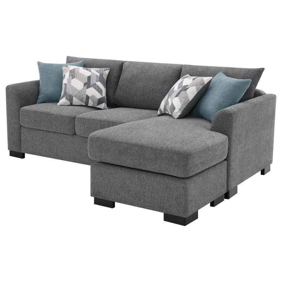 Storey - Upholstered Sleeper Sectional Chaise Sofa by CoasterEveryday | Bel Furniture