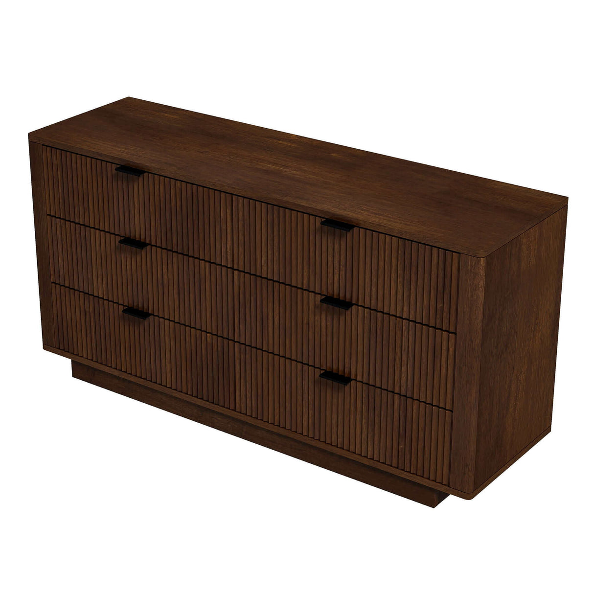 Lola - Mid-Century Modern Dresser With 6 Drawers - Dark Brown by Ashcroft Furniture | Bel Furniture