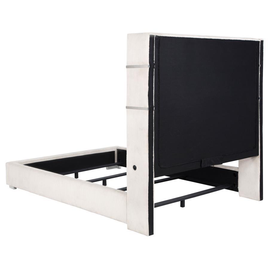 Tisdall - Upholstered Fireplace Bed by Coaster Fine Furniture | Bel Furniture