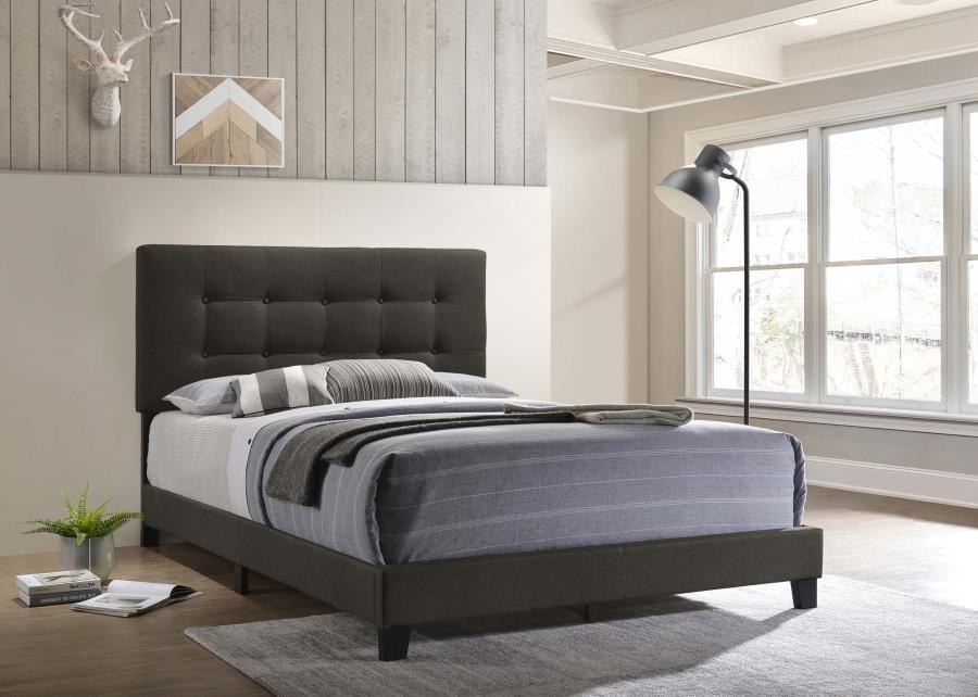 Mapes - Upholstered Panel Bed by CoasterEveryday | Bel Furniture