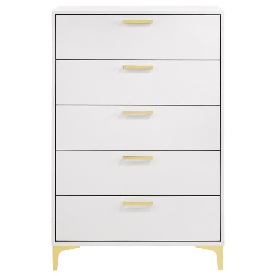 Kendall - 5-Drawer Bedroom Chest by CoasterEveryday | Bel Furniture