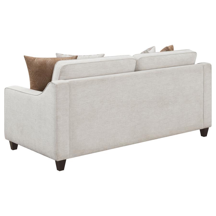 Christine - Upholstered Sloped Arm Sofa Set by CoasterElevations | Bel Furniture