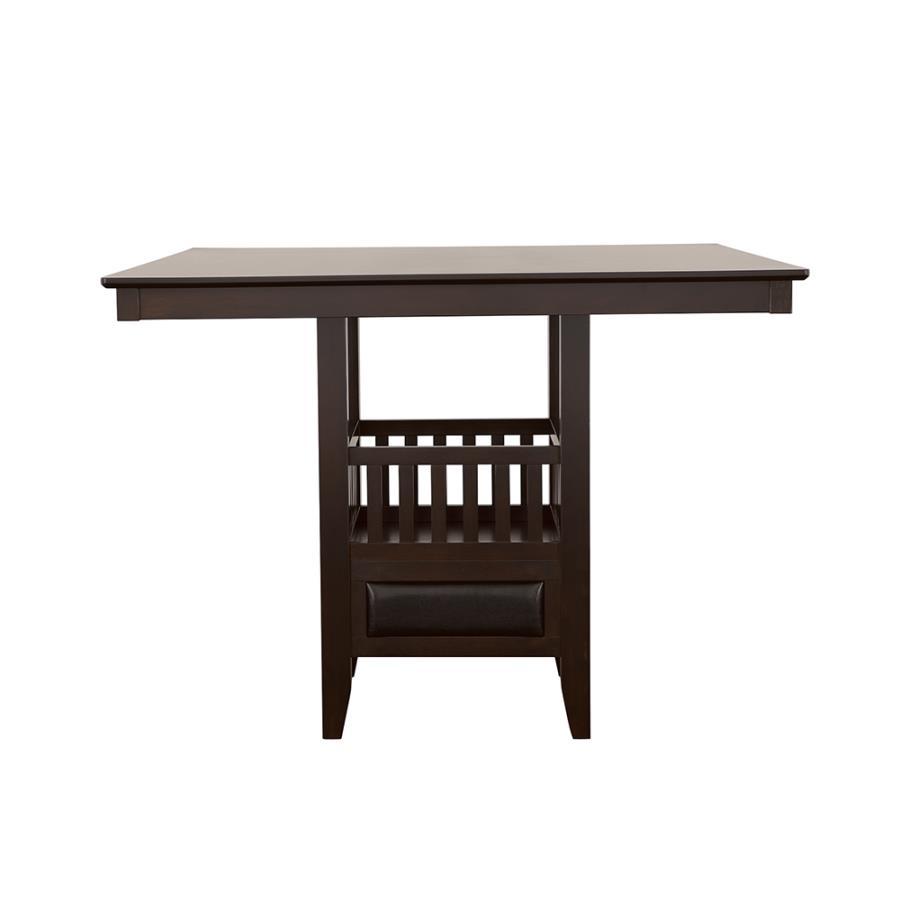 Jaden - Square Counter Height Dining Table - Espresso by CoasterEveryday | Bel Furniture
