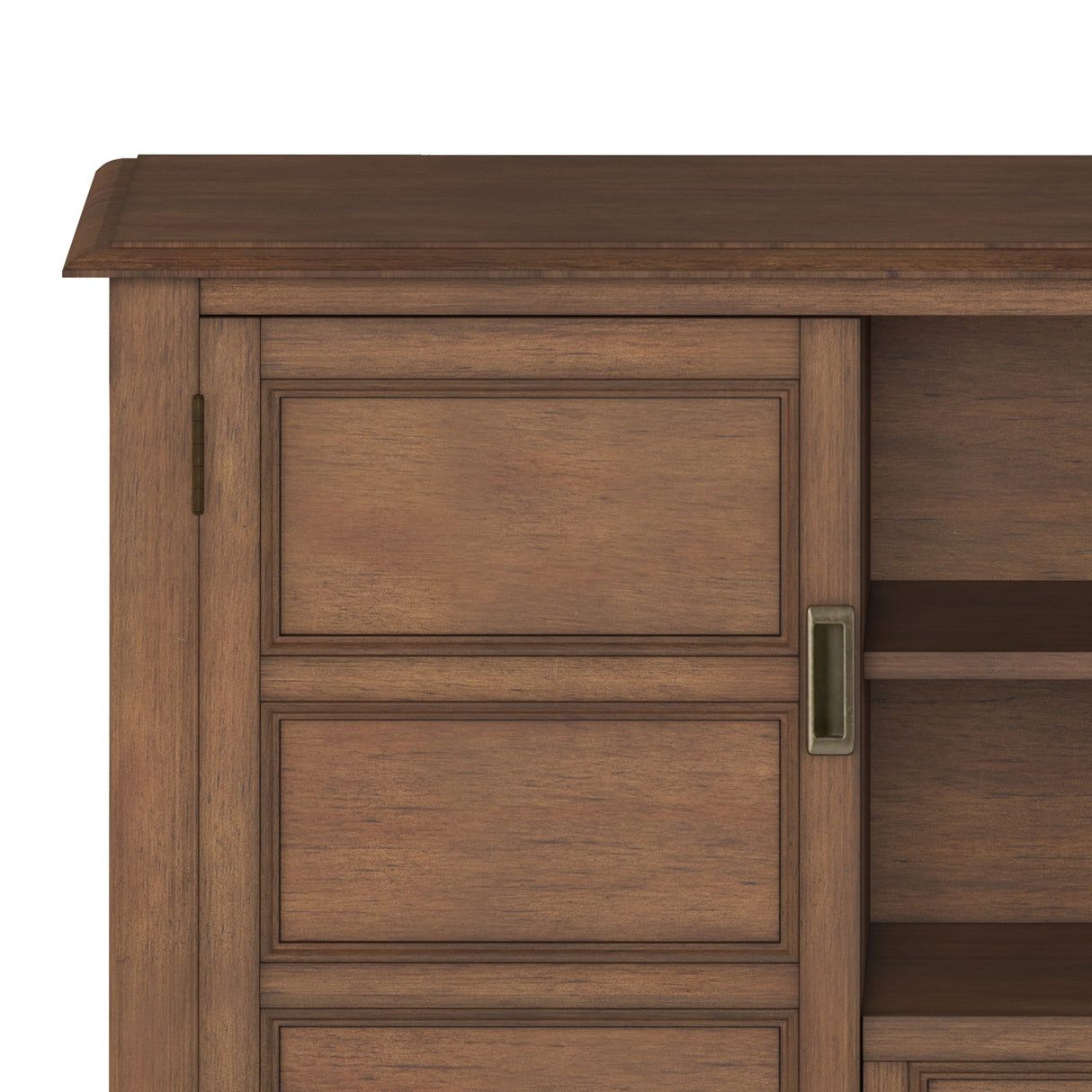 Burlington - Handcrafted Tall TV Media Stand by Simpli-Home | Bel Furniture