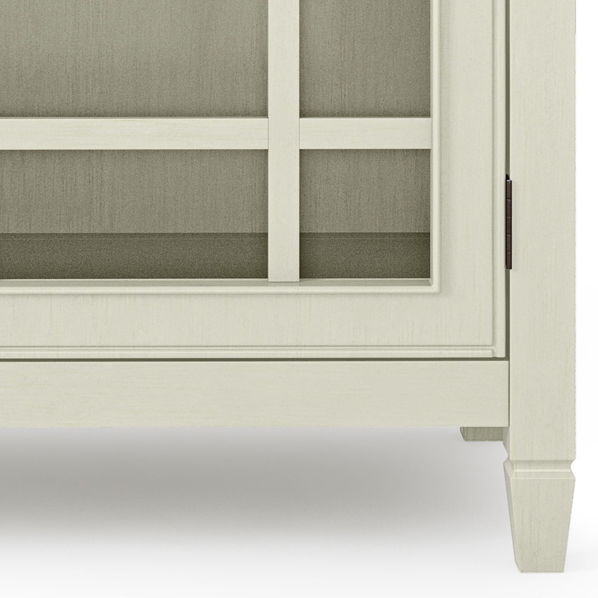 Connaught - Handcrafted Low Storage Cabinet by Simpli-Home | Bel Furniture