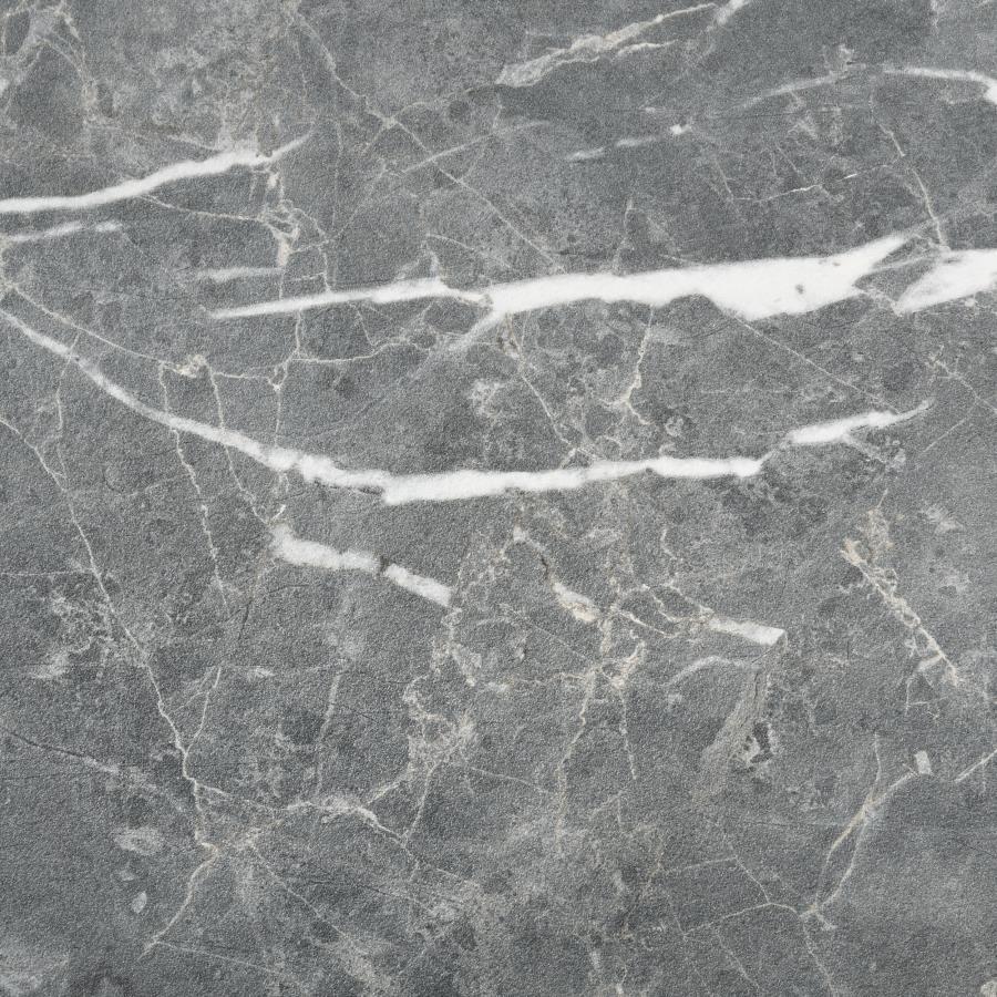 Franklin - 59" Round Dining Table - Gray And Dark Oak