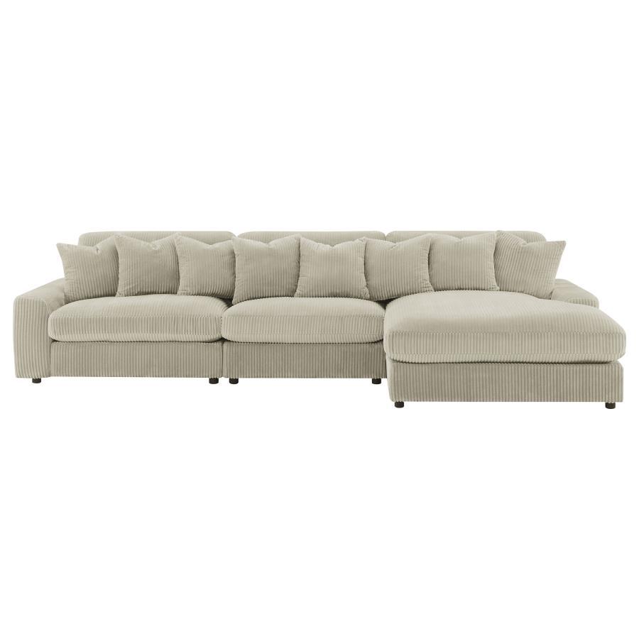 Blaine - Reversible Upholstered Chaise Sectional Sofa by Coaster Fine Furniture | Bel Furniture