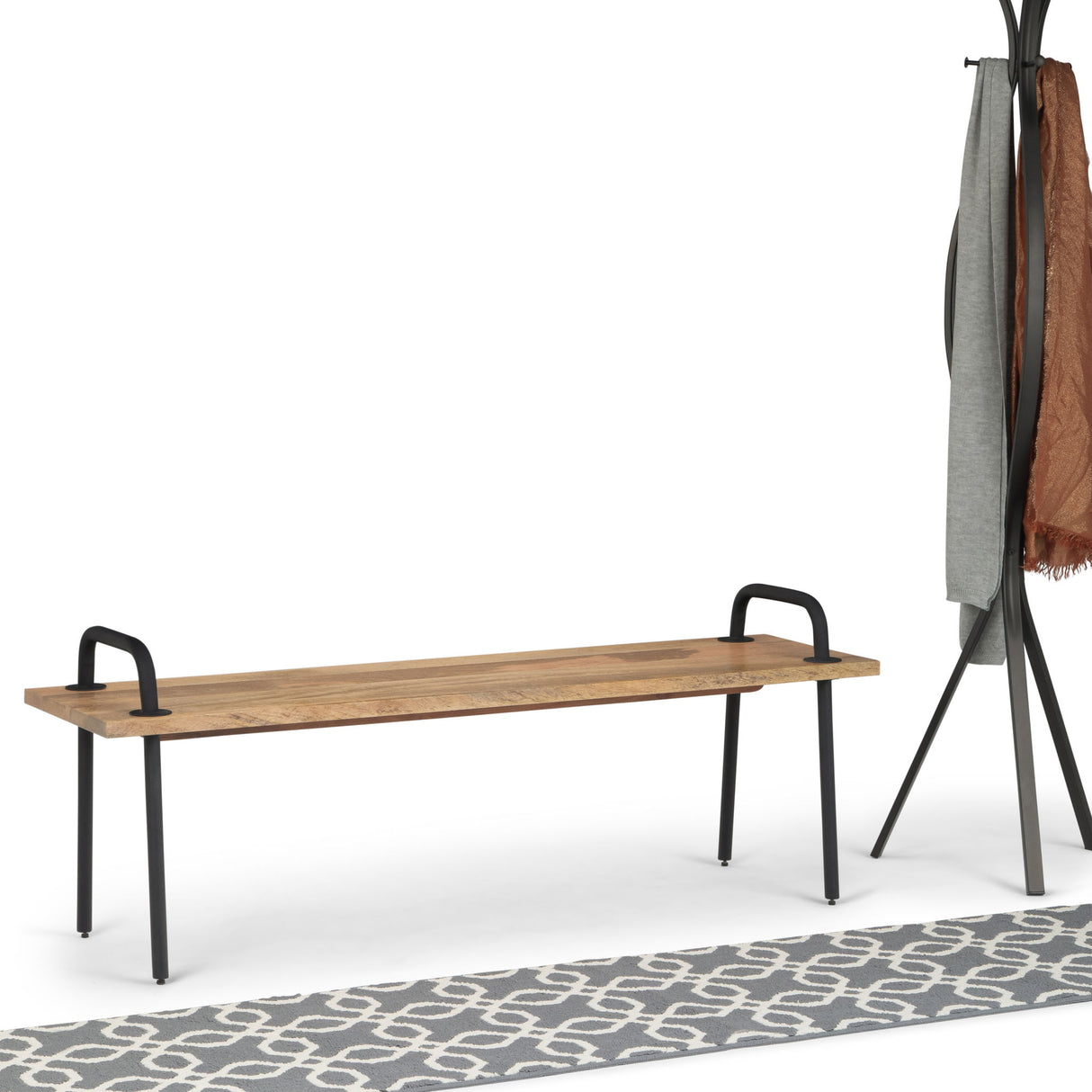 Berkeley - Entryway Bench by Simpli-Home | Bel Furniture
