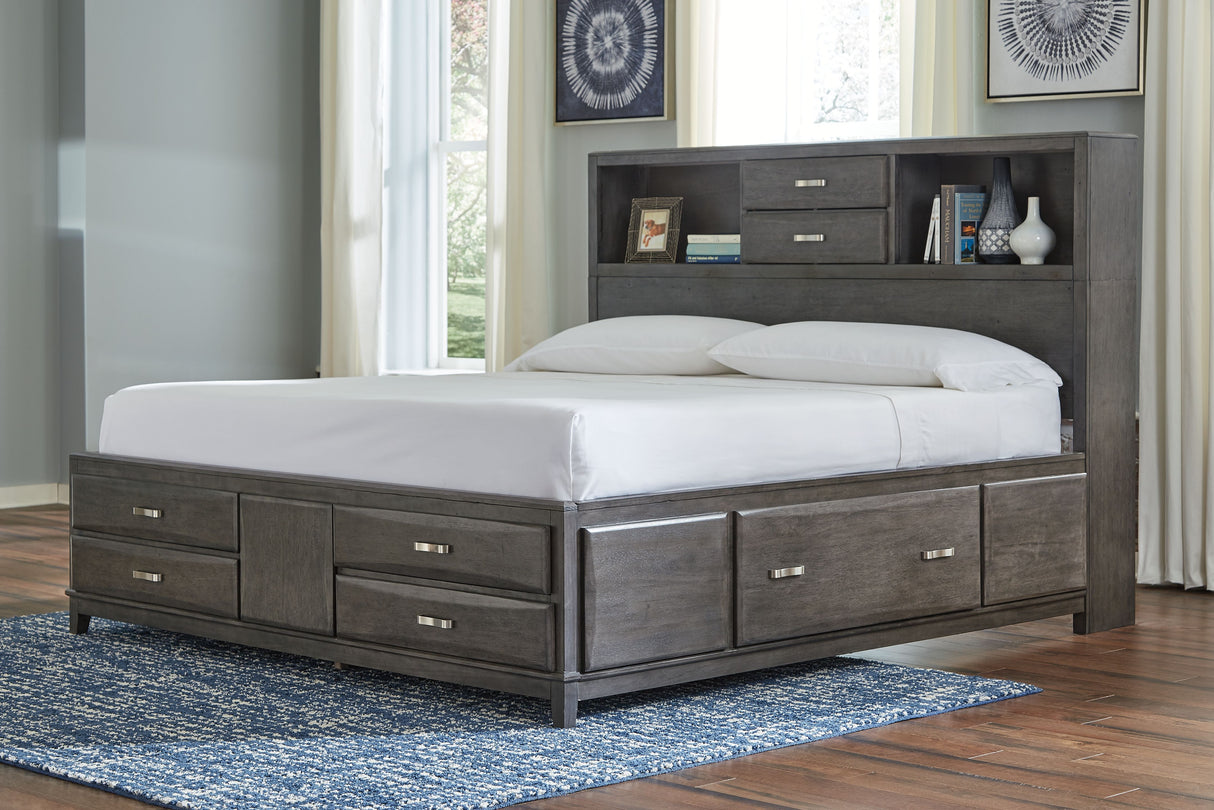 Caitbrook - Storage Bed With Drawers Gray by Signature Design by Ashley® | Bel Furniture