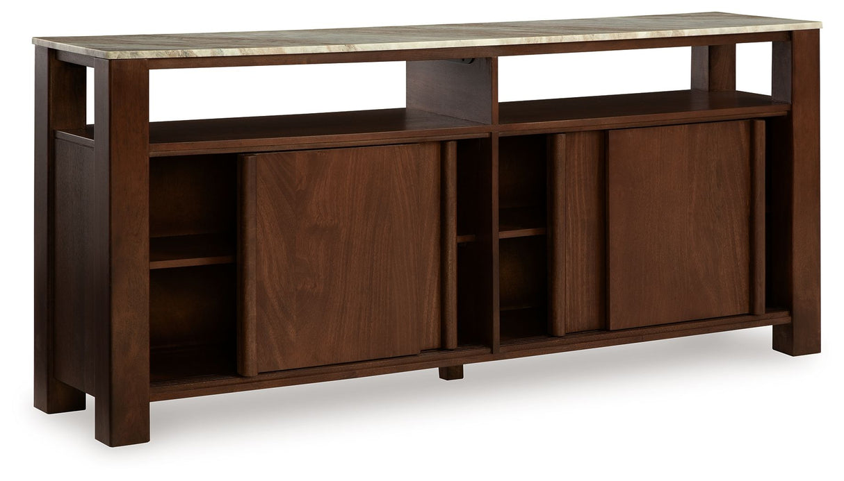 Tobinville - Dark Brown - Accent Cabinet by Signature Design by Ashley® | Bel Furniture