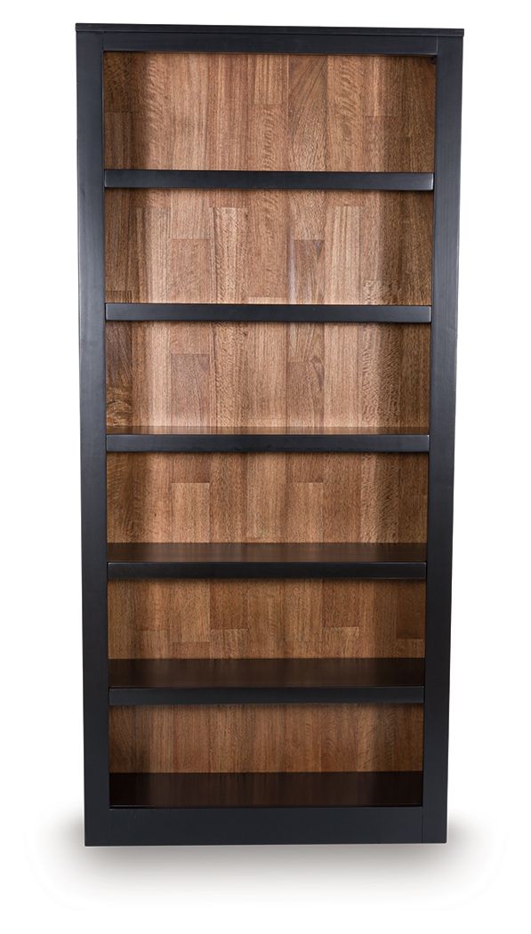 Wildenauer - Brown / Black - Bookcase by Signature Design by Ashley® | Bel Furniture