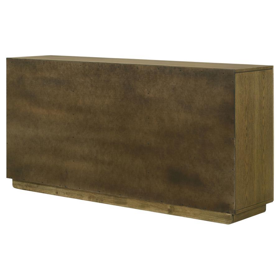 Castlewood - Dining Sideboard Buffet Server - Brown Oak by Coaster Fine Furniture | Bel Furniture