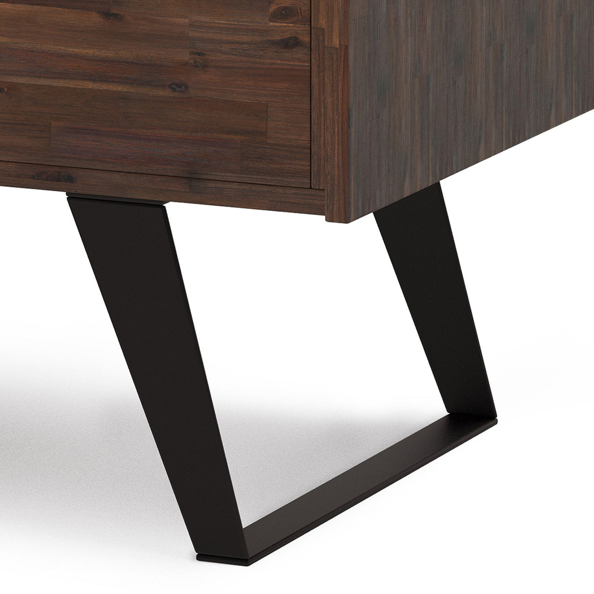 Lowry - Lift Top Coffee Table - Distressed Charcoal Brown by Simpli-Home | Bel Furniture