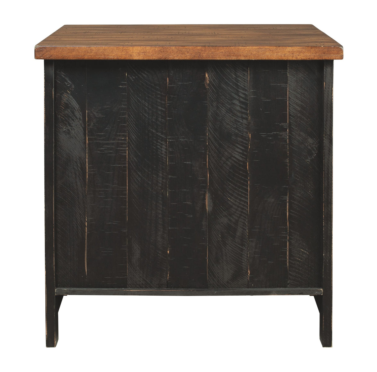 Valebeck - Black / Brown - Rectangular End Table by Signature Design by Ashley® | Bel Furniture