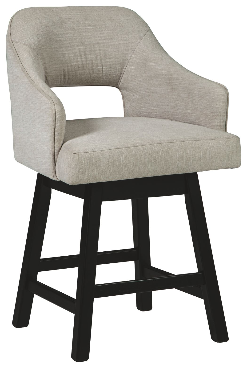 Tallenger - Upholstered Swivel Barstool (Set of 2) by Signature Design by Ashley® | Bel Furniture