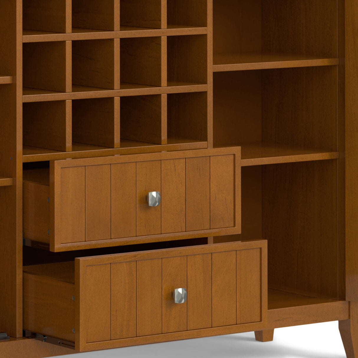 Bedford - Sideboard Buffet And Wine Rack by Simpli-Home | Bel Furniture