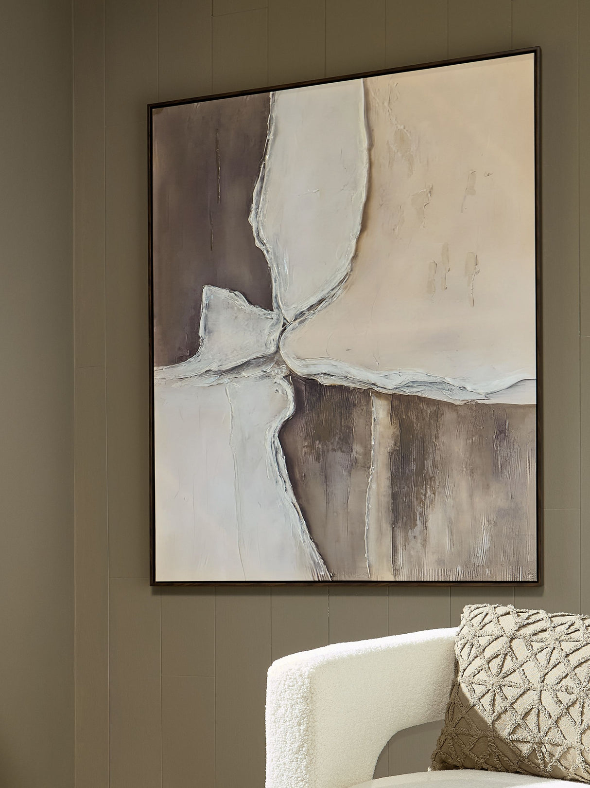 Junward - Brown / Tan / White - Wall Art by Signature Design by Ashley® | Bel Furniture