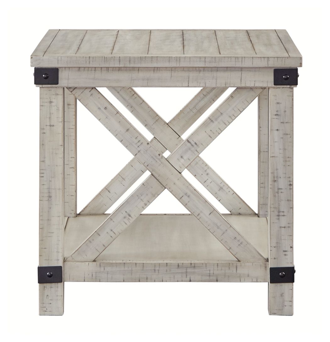 Carynhurst - Whitewash - Rectangular End Table by Signature Design by Ashley® | Bel Furniture