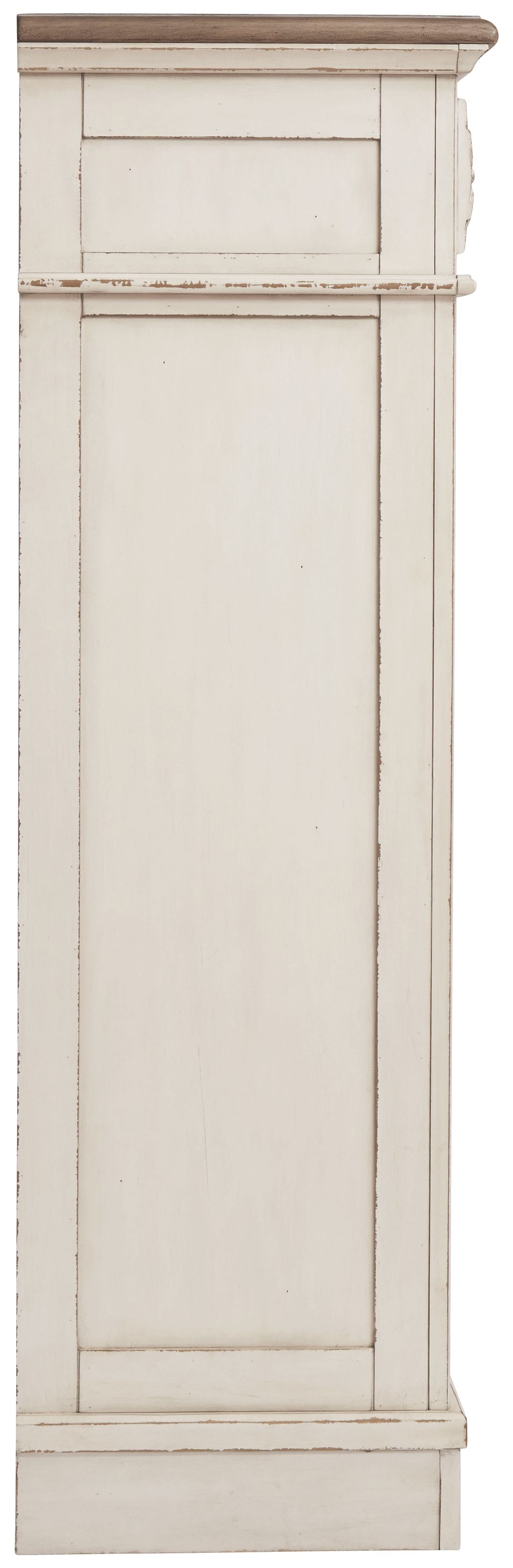 Realyn - White / Brown / Beige - Five Drawer Chest by Signature Design by Ashley® | Bel Furniture