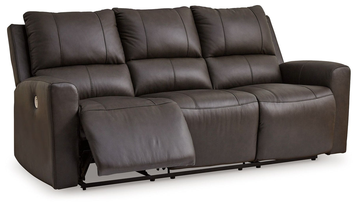 Boxmere - Storm - Reclining Power Sofa by Signature Design by Ashley® | Bel Furniture