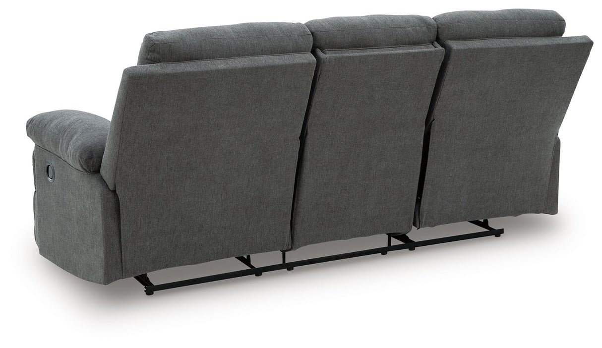 Side-Swipe - Reclining Sofa With Drop Down Table by Signature Design by Ashley® | Bel Furniture
