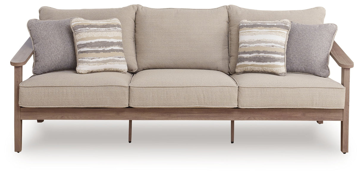 Harmony Headlands - Sofa With Cushion - Natural / Gray