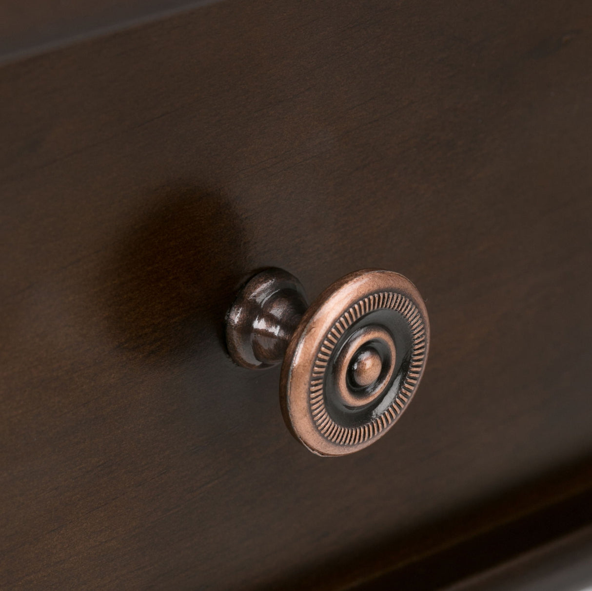 Carlton - Console Sofa Table - Dark Tobacco Brown by Simpli-Home | Bel Furniture