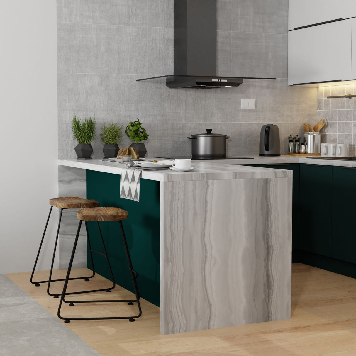 Amberly - Rustic Saddle Bar Stool (Set of 2) by Simpli-Home | Bel Furniture