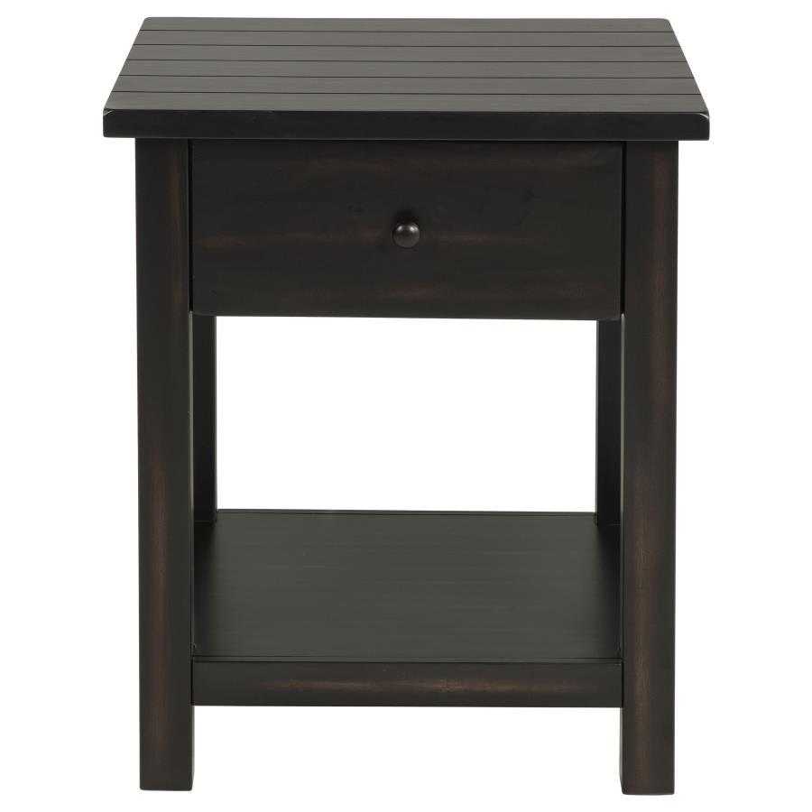 Payne - 1 Drawers Wood End Table with Shelf by Coaster Fine Furniture | Bel Furniture
