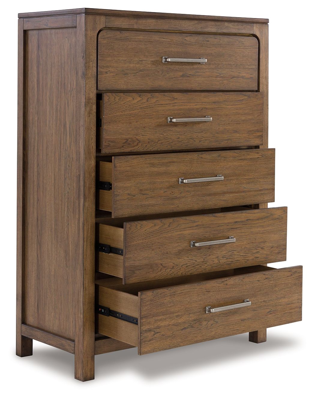 Cabalynn - Light Brown - Five Drawer Chest by Signature Design by Ashley® | Bel Furniture