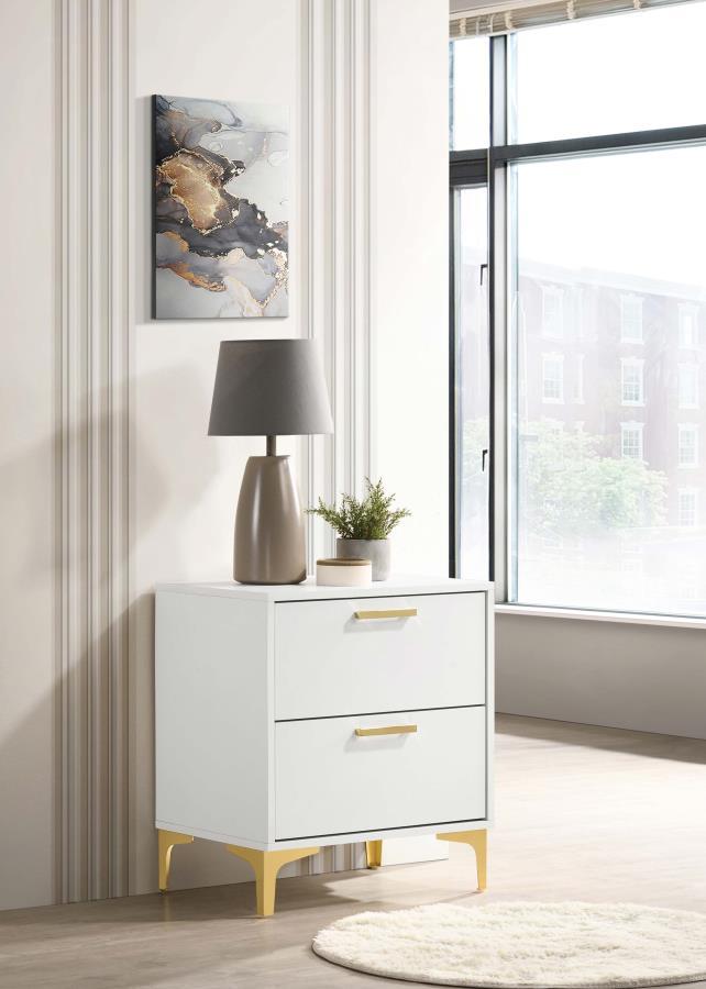 Kendall - 2-Drawer Nightstand by CoasterEveryday | Bel Furniture