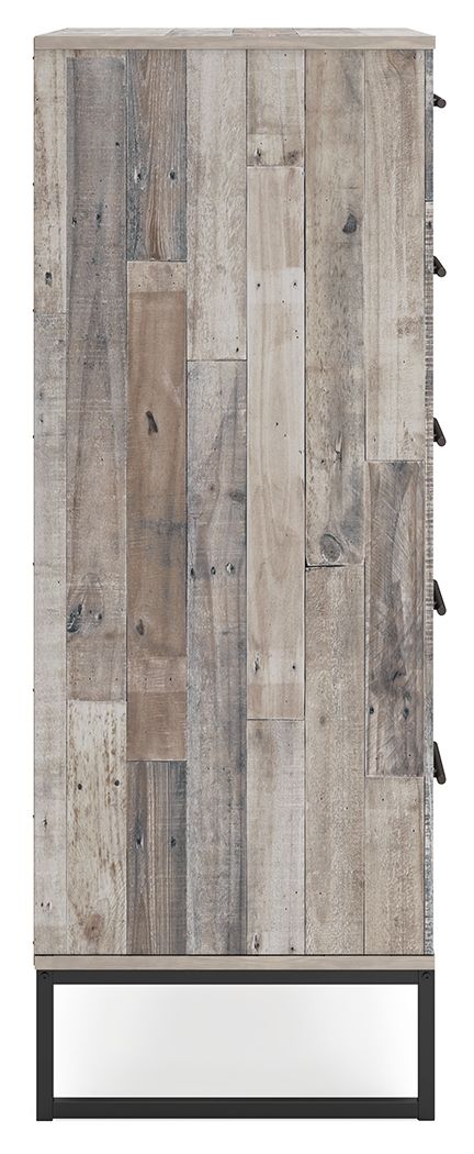 Neilsville - Whitewash - Five Drawer Chest by Signature Design by Ashley® | Bel Furniture