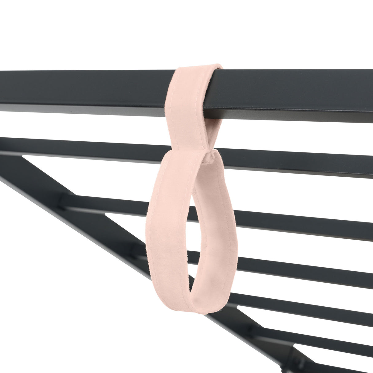 Upholstered Daybed With Metal Slatted Base