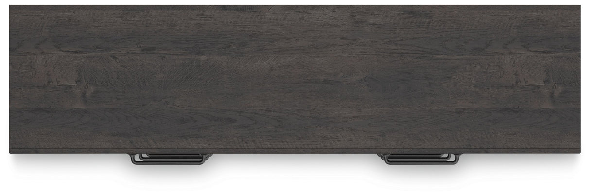 Hollivern - Dark Gray - Six Drawer Dresser by Signature Design by Ashley® | Bel Furniture