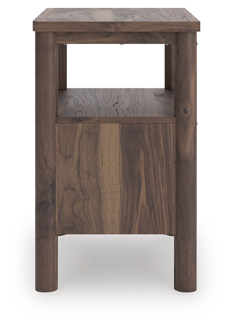 Pamytta - Brown - One Drawer Night Stand by Signature Design by Ashley® | Bel Furniture