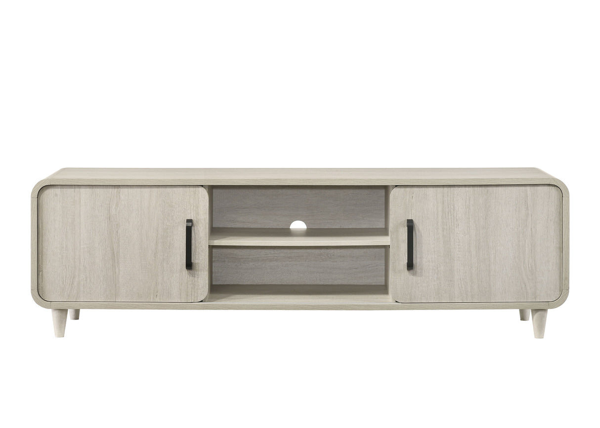 Nyomi - TV Stand - White by Crown Mark | Bel Furniture
