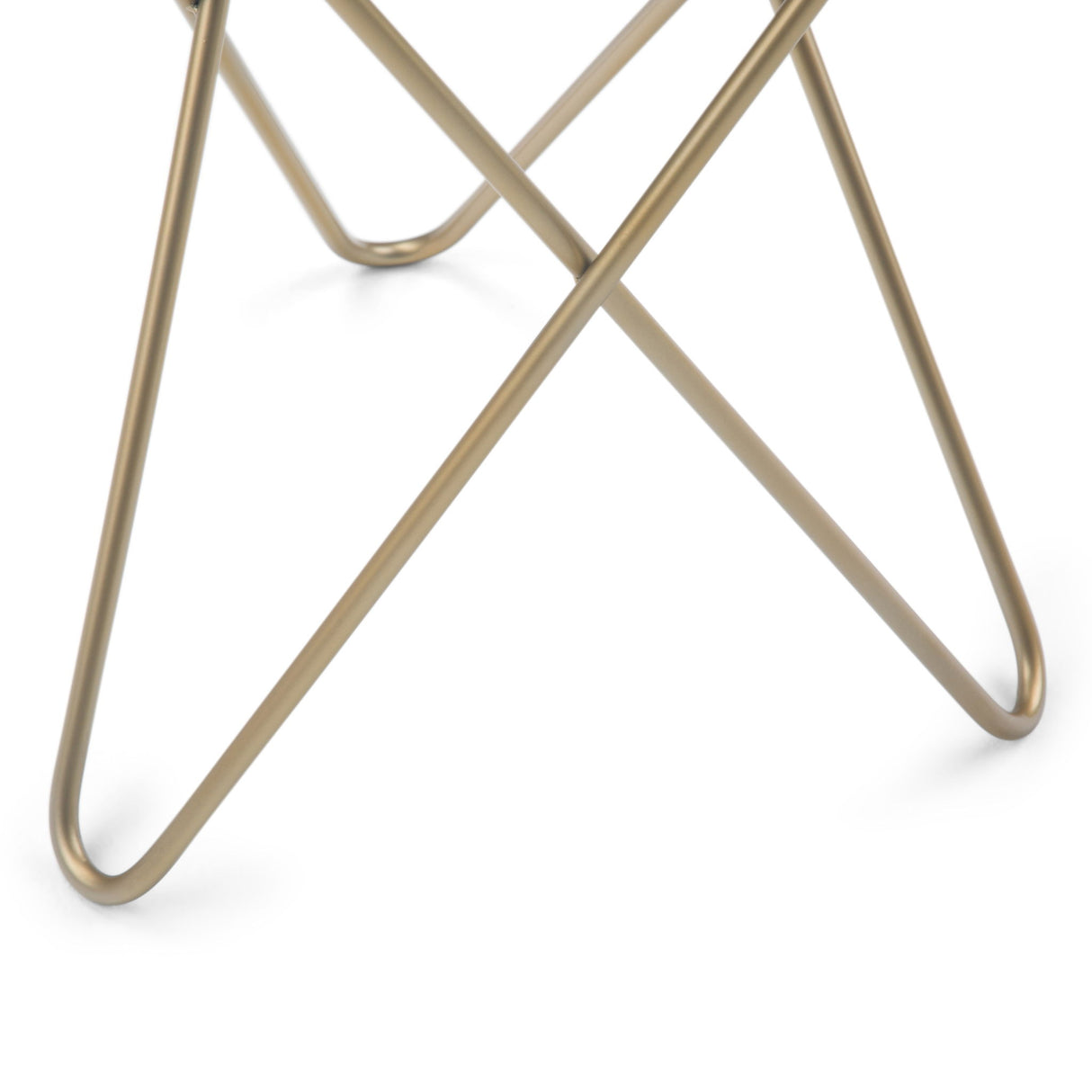 Gabon - Accent Table - White / Gold by Simpli-Home | Bel Furniture