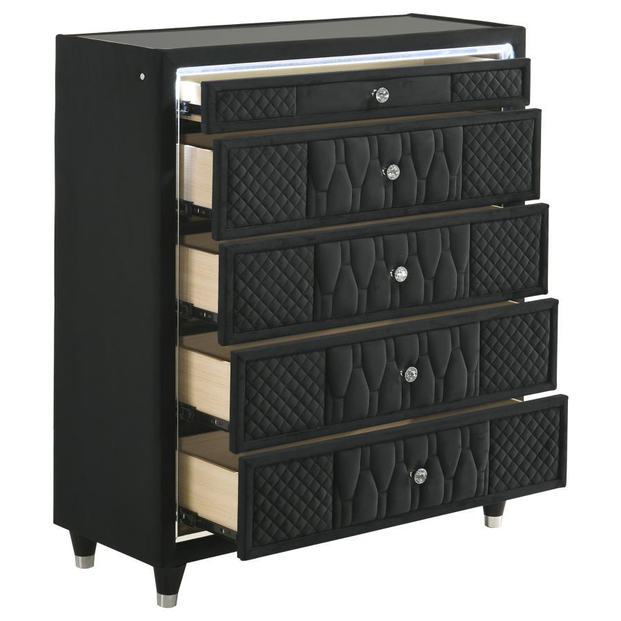 Lorient - 5-Drawer LED Chest of Drawers