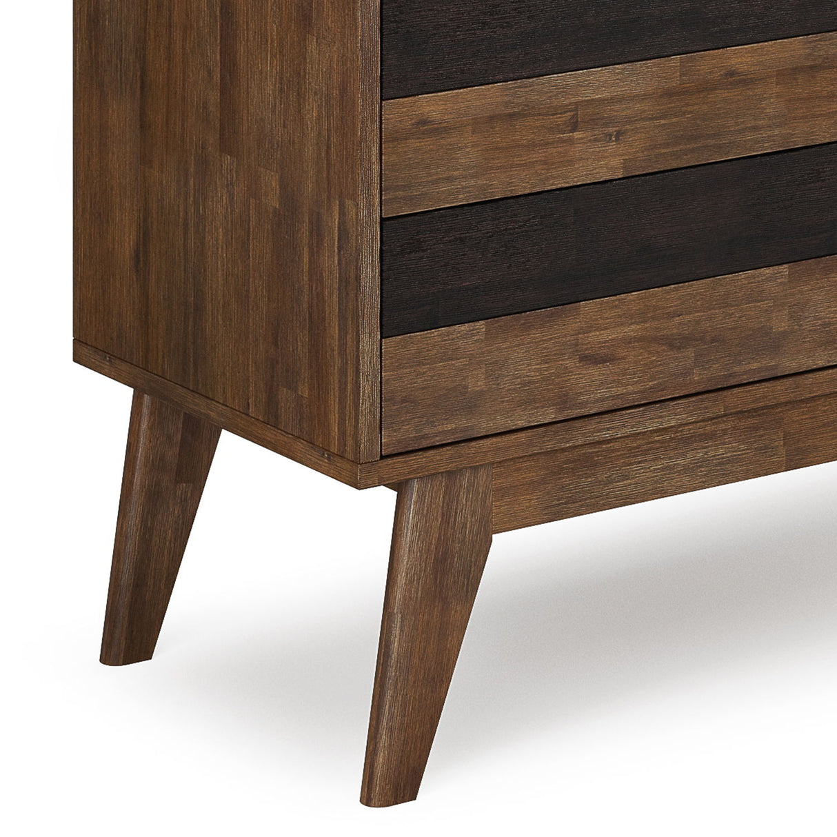 Clarkson - Medium Storage - Rustic Natural Aged Brown by Simpli-Home | Bel Furniture