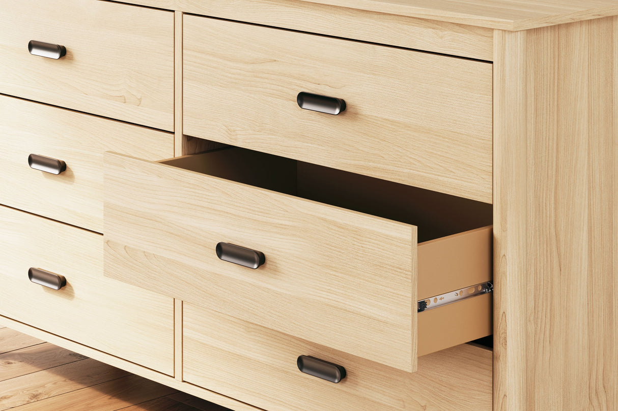Cabinella - Tan - Six Drawer Dresser by Signature Design by Ashley® | Bel Furniture