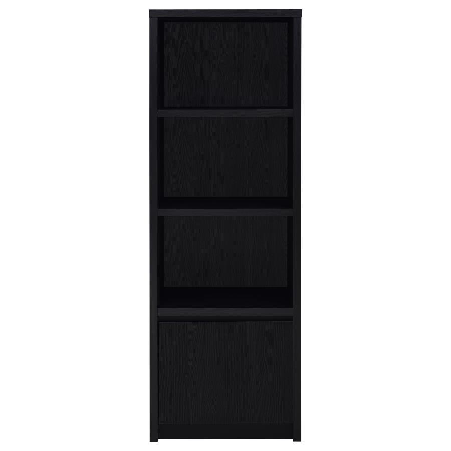 Winfield - 3-Sheld Media Tower Entertainment Pier - Black by Coaster Fine Furniture | Bel Furniture