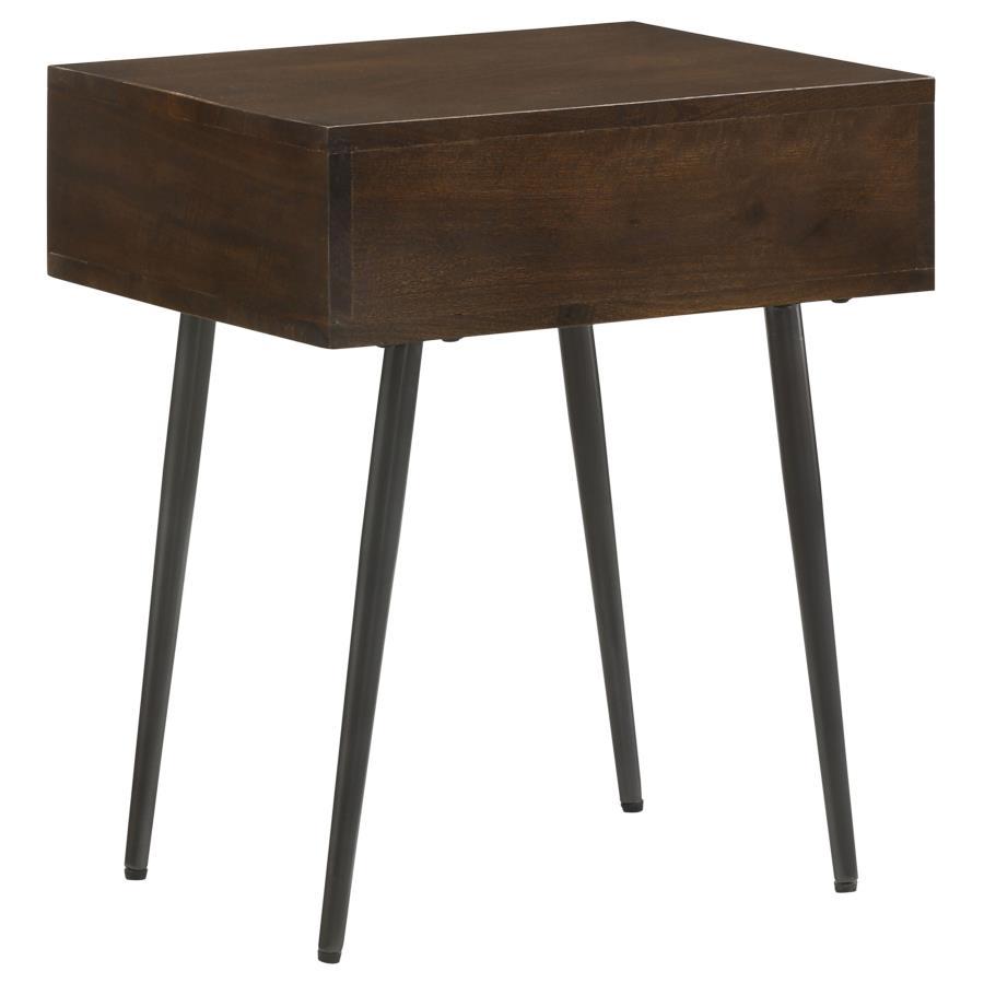 Ezra - 1-Drawer Rectangular Accent Side Table by CoasterEveryday | Bel Furniture