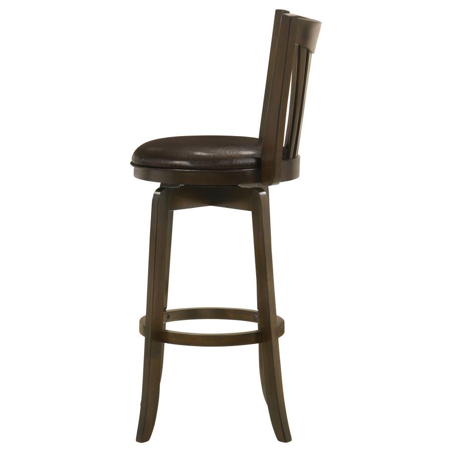 Lambert - Wood Height Swivel Bar Chair by Coaster Fine Furniture | Bel Furniture